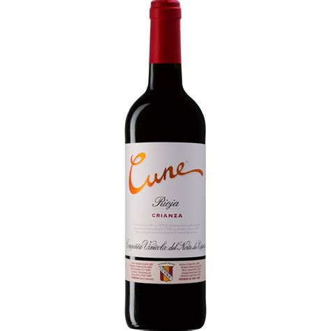 Vino Tinto Crianza DOCa Rioja Botella 75 Cl CUNE Supermercado El