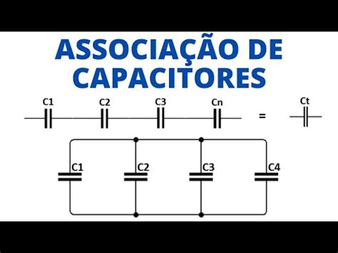 Associação de Capacitores em Série Paralelo Série Paralelo YouTube