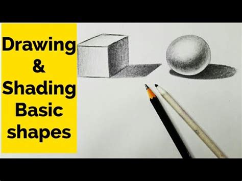 How to draw basic shapes easy Drawing & Shading Basic Shapes for ...