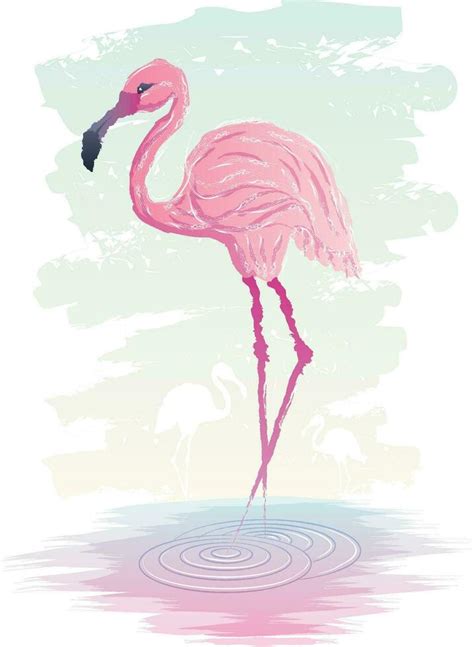 Flamingo Watercolor Painting 35691610 Vector Art at Vecteezy