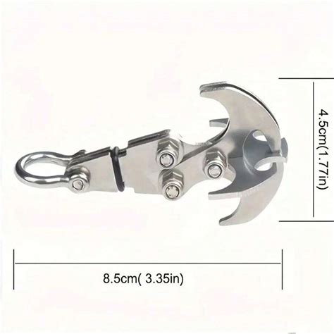 Stainless Steel Folding Grappling Hook Multifunctional Heavy Duty