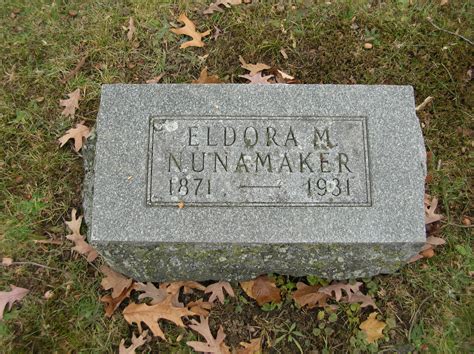 Eldora May Nunamaker 1871 1931 Find A Grave Memorial