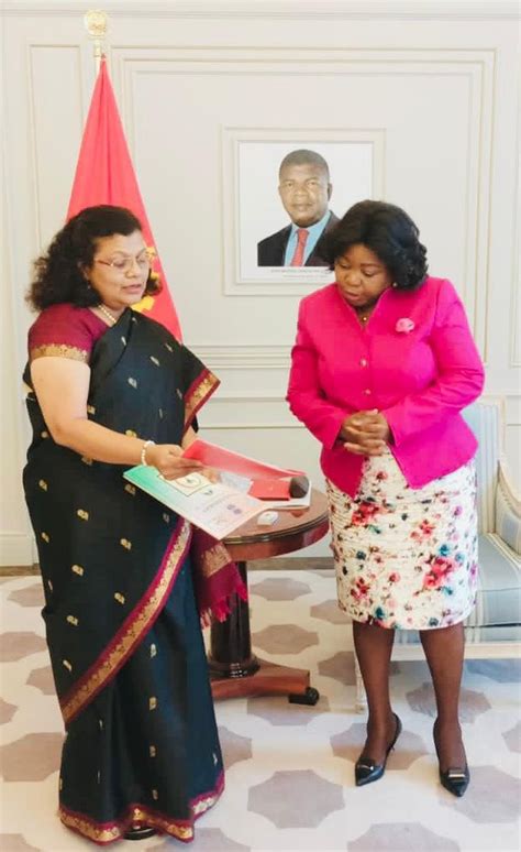 Indian Diplomacy On Twitter RT IndiainAngola Amb Met H E Ms