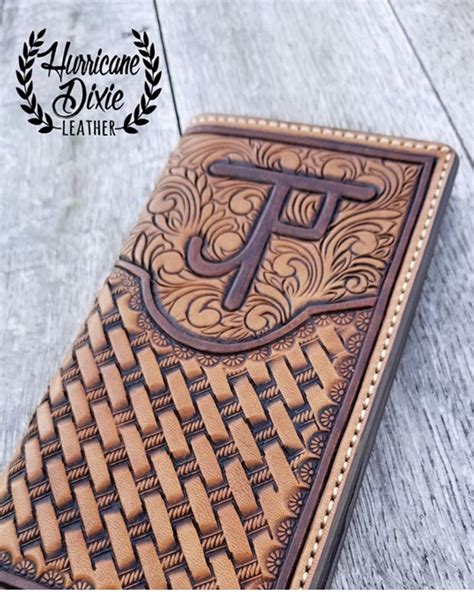 Personalized Hand Tooled Leather Portfolio Etsy Artofit