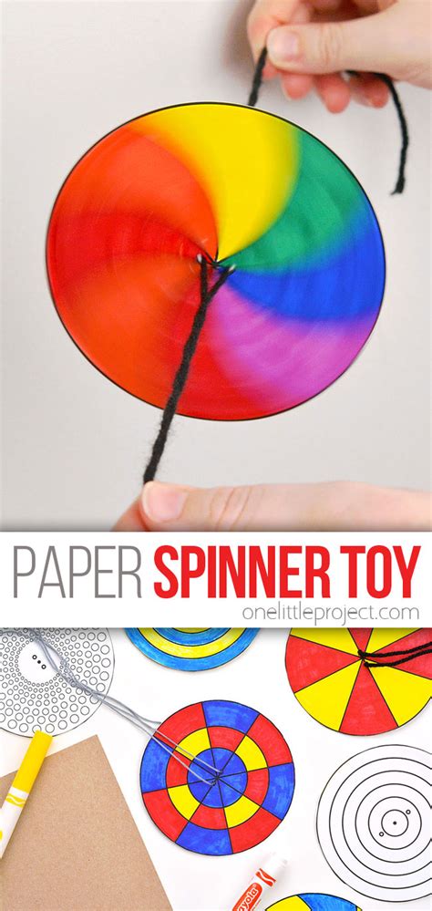 DIY String Spinner Toy Paper Wheel Spinner Toy, 49% OFF