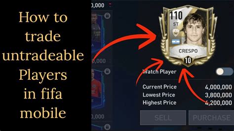 Unlocking The Secret How To Trade Untradeable Players In FIFA Mobile