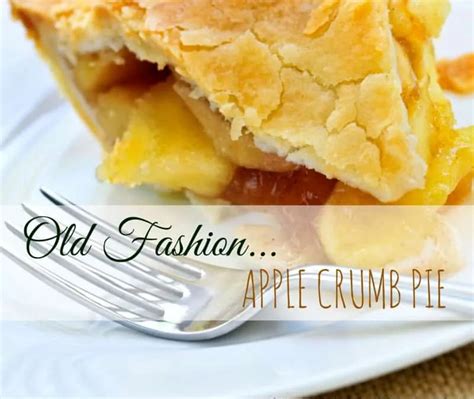 Apple Pie with Crumble Topping