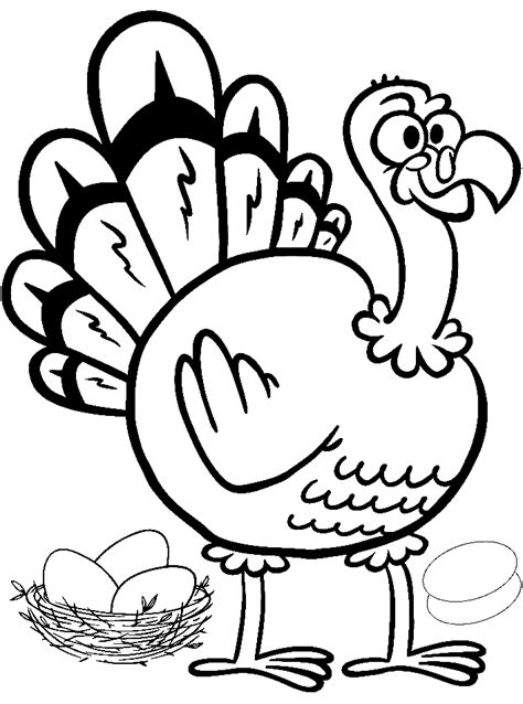 Turkey Free Printable Coloring Page Free Printable Coloring Pages