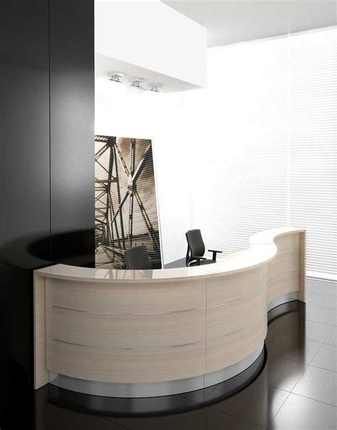 Reception Desks - Contemporary and Modern Office Furniture | Curved reception desk, Office ...