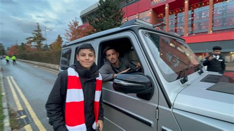 Liverpool Players Leaving In Their Cars After The Nottingham Forest