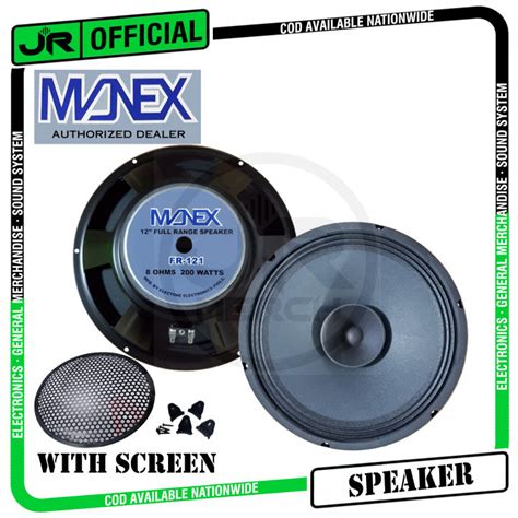 Manex 12 200 Watts Hi Fi Full Range Speaker FR 121 SC12 Screen 12