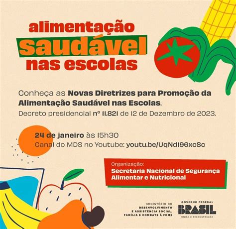 Webinário apresenta novas diretrizes para a promoção da alimentação