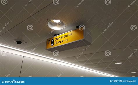 Departure sign board stock image. Image of hall, sign - 130271885