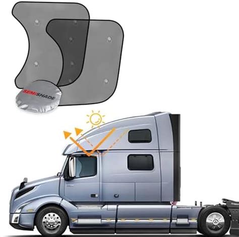 Amazon Side Window Sun Shade For Semi Truck Custom Fit For