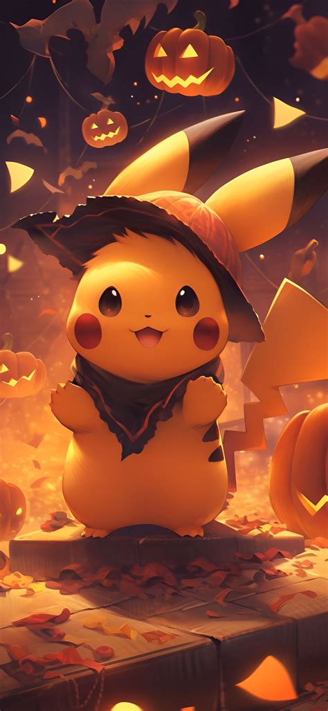 Halloween Pikachu & Pumpkin Pokemon Wallpapers - Wallpapers Clan