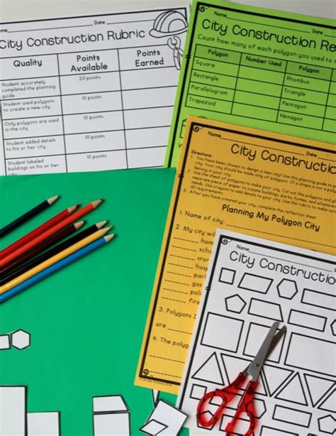 Geometry Unit Games, Activities, Assessments, Anchor Charts, & Worksheets | Math lesson plans ...