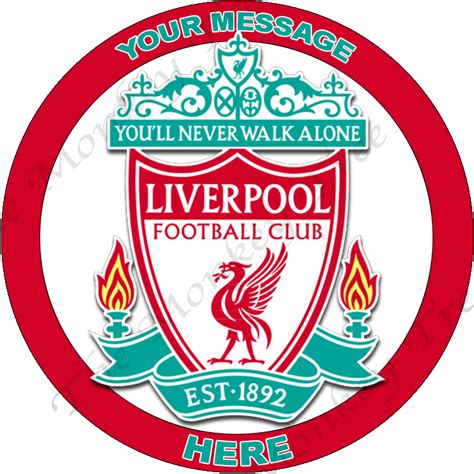 Liverpool FC Football/Soccer Edible Cake Image Topper - can be ...