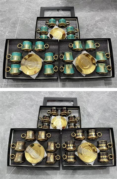 Turkish Coffee Cups Sets Of 6 Ottoman Anatolian Greek Arabic Tea Set