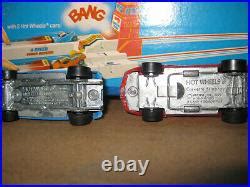 Car Track Set VINTAGE HOT WHEELS DOUBLE DUEL SPEEDWAY TRACK SET With REDLINES
