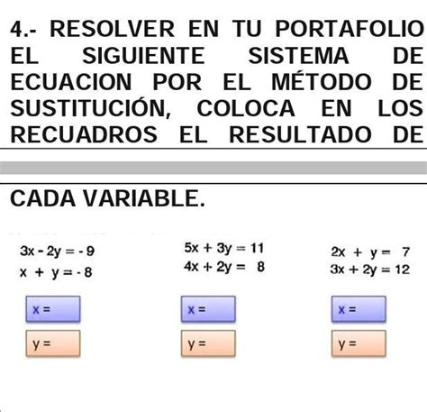 Solved Resolver En Tu Portafolio El Siguiente Sistema De Ecuacion Por