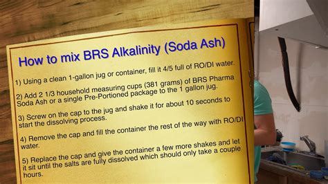 How To Mix 2 Or 3 Part Alkalinity Calcium And Magnesium Youtube