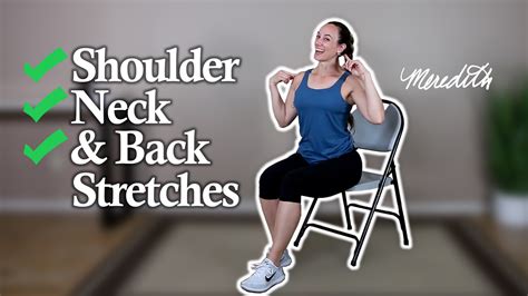 Senior Fitness Relieve Shoulder Neck And Back Pain With These Stretches Beginner Level 12