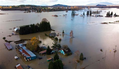 Flooding East Of Mount Vernon Washington On Tuesday November 16 2021