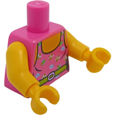 Lego Dark Pink Fitness Instructor Torso Brick Owl