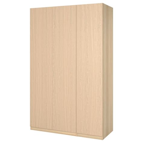 Pax Forsand Wardrobe White Stained Oak Effectwhite Stained Oak Effect 150x60x236 Cm Ikea