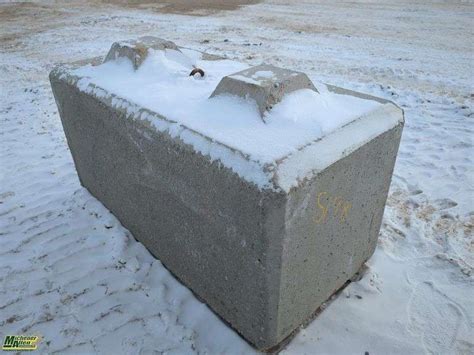 Precast Concrete Block Michener Allen Auctioneering Ltd