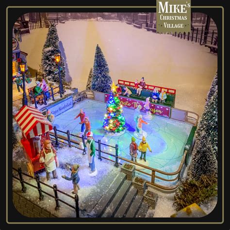 Tutorial Lemax Ice Skating Display Mikes Christmas Village