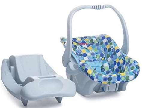 Joovy Toy Baby Doll Car Seatcarrier Blue Dot New In Box Ebay