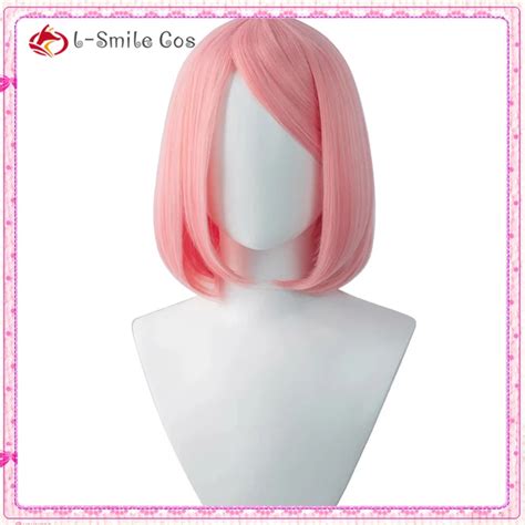 Anime Cosplay Haruno Sakura Wig Pink Cute Wig Haruno Sakura Heat