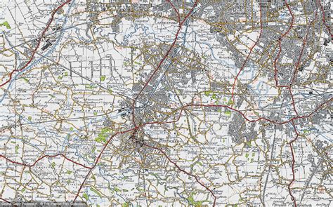 Historic Ordnance Survey Map of Timperley, 1947