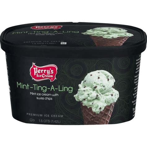 Perrys Ice Cream Ice Cream Premium Mint Ting A Ling Frozen Foods