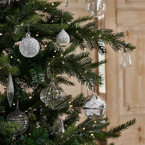 Glitter Glass Baubles Set Of 4 Home And Bath The White Company Us