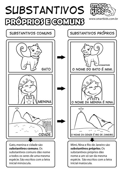 Substantivo Comum E Proprio 2 Ano - Substantivo Próprio e Comum Atividades 2º Ano → Para Imprimir ...