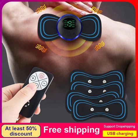 Ems Mini Masseur Lectrique Portable Impulsions Pour Le Cou Les