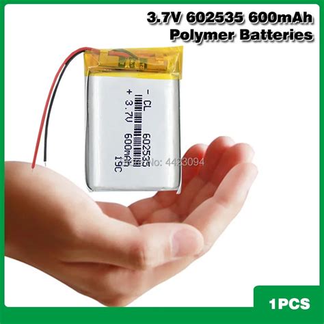 Rechargeable Li Polymer Lithium Battery V Mah Li Po Ion