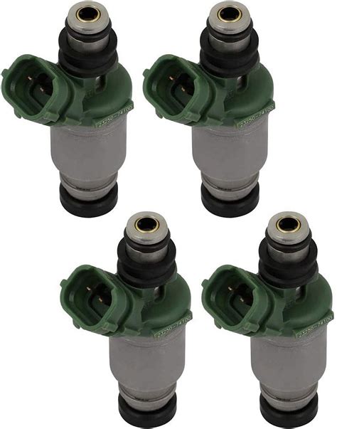 Fuel Injectors ECCPP 4 Pcs 2 Holes Fuel Injector Kit 23250 74100 Fit