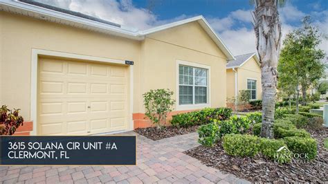 3615 Solana Cir Unit A Clermont FL In Heritage Hills House Video