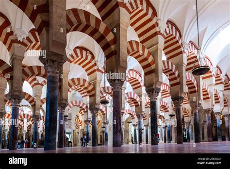 Interior of the Mezquita in Cordoba, Andalusia, Spain Stock Photo - Alamy