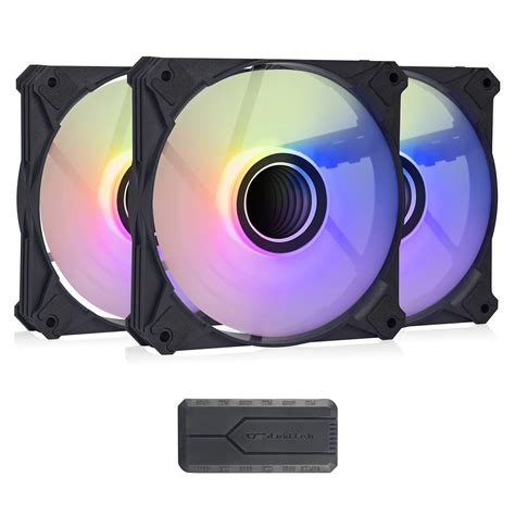 Buy Darkflash INF8 120mm ARGB PWM Case Fans With Controller For Pc Case