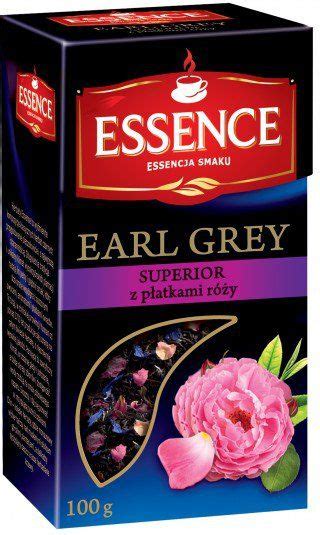 Herbata Herbata Czarna Essence Earl Grey Z Płatkami Róży Liść 100g