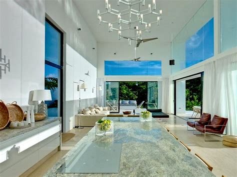 Interior room design and architecture of Caribbean indoor locations