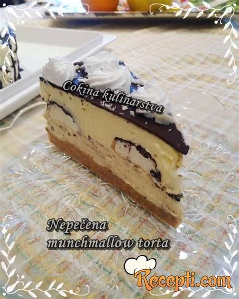 Nepečena Munchmallow torta Recipe Dessert cake recipes Cake baking