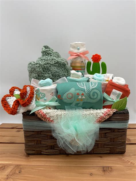 Infant Gift Basket Newborn Gift Baby Shower Gift Basket Corporate Baby Gift Basket Handmade Baby ...