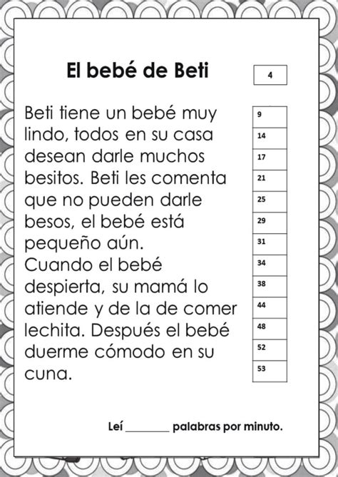 Cuadernillo De Lecturas Palabras Por Minuto Primer Grado Lecciones De Lectura Lectura De