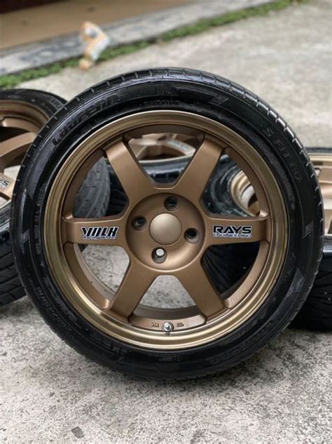 Te37 16 Inch Sports Rim Myvi Tyre 70 Auto Accessories On Carousell