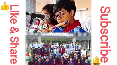 Jawahar Navodaya School Program Lata Mangeshkar Viral Song Bansuri